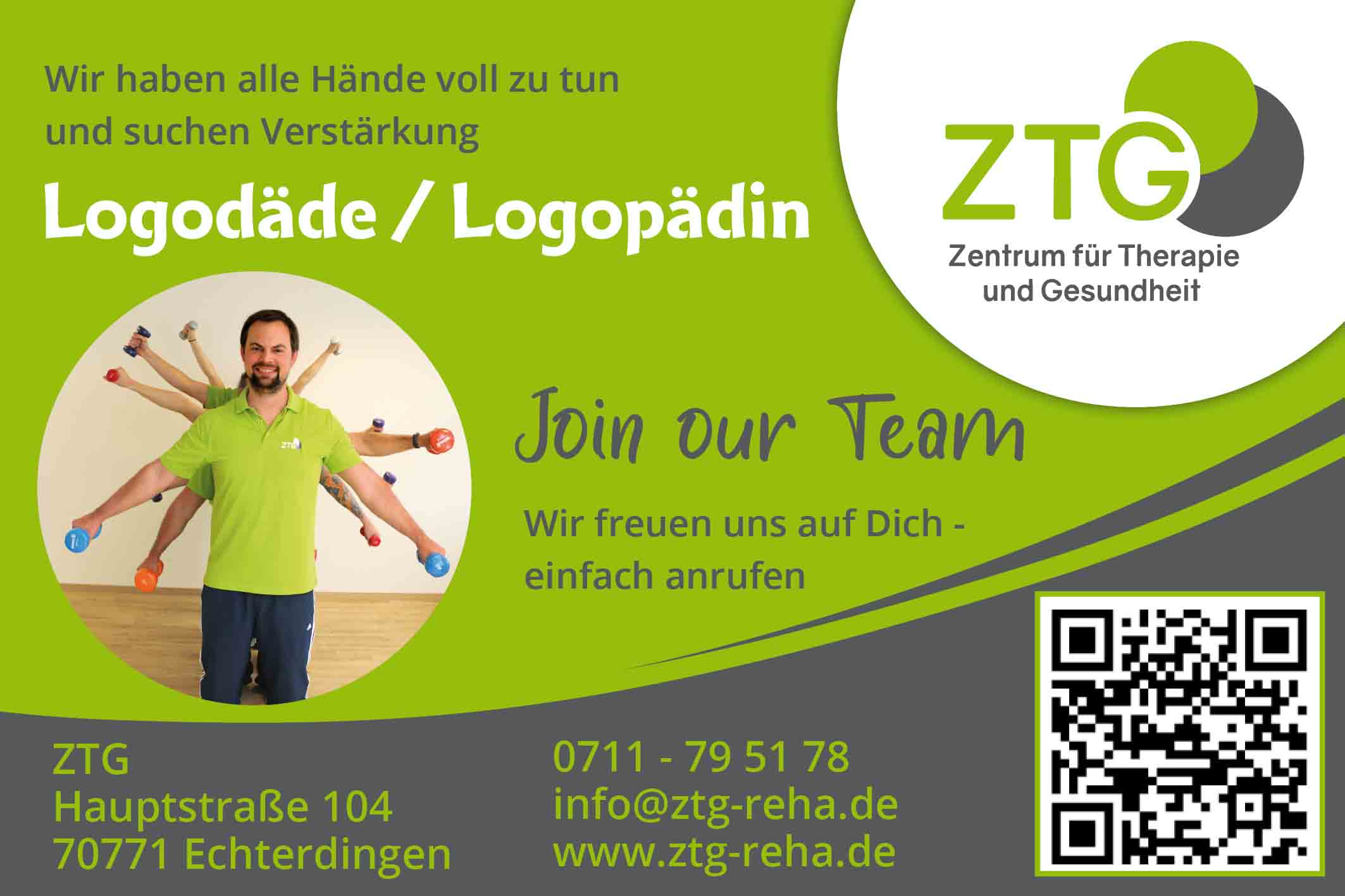 Stellenangebot Logopädie in Leinfelden bei Therapeutenonline