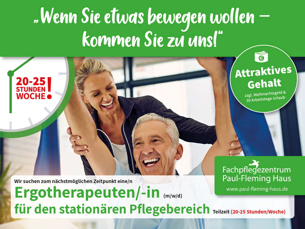 Stellenangebot Ergotherapie in Kiel bei Therapeutenonline