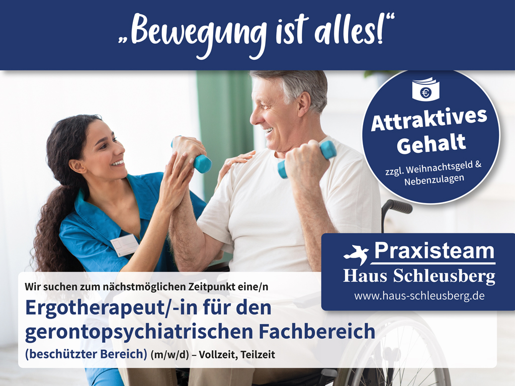 Stellenangebot Ergotherapie in Neumünster bei Therapeutenonline