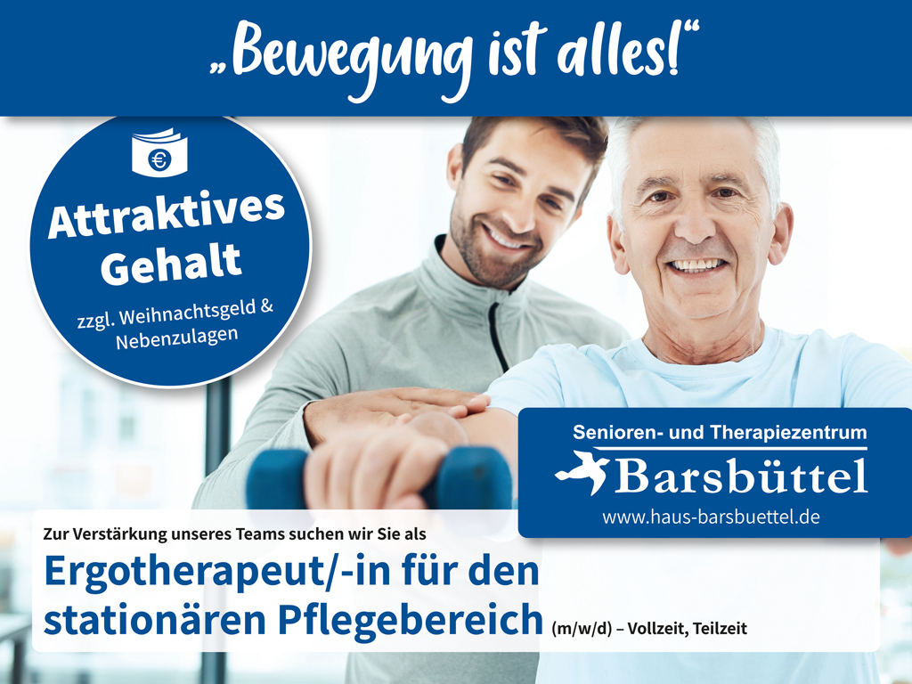 Stellenangebot Ergotherapie in Barsbüttel bei Therapeutenonline