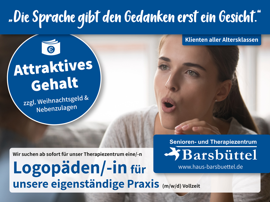 Stellenangebot Logopädie in Barsbüttel bei Therapeutenonline