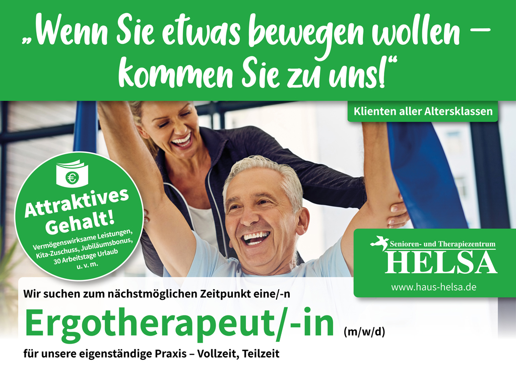 Stellenangebot Ergotherapie in Helsa bei Therapeutenonline