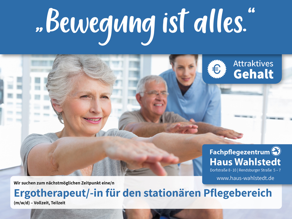 Stellenangebot Ergotherapie in Wahlstedt bei Therapeutenonline