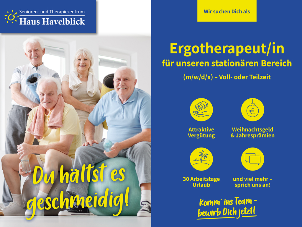 Stellenangebot Ergotherapie in Berlin bei Therapeutenonline
