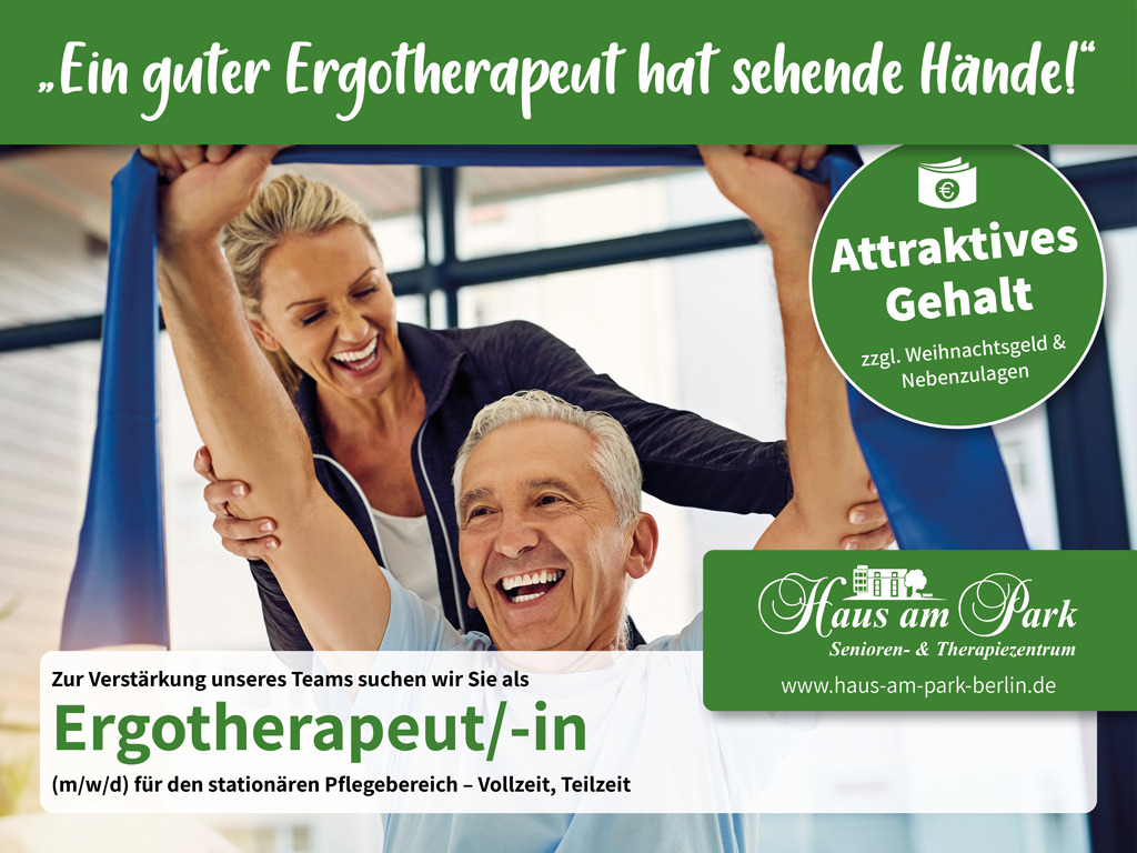 Stellenangebot Ergotherapie in Berlin bei Therapeutenonline