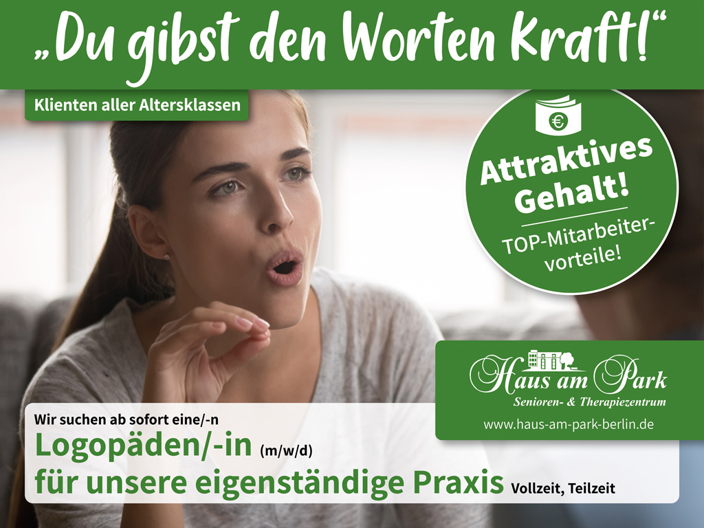 Stellenangebot Logopädie in Berlin bei Therapeutenonline