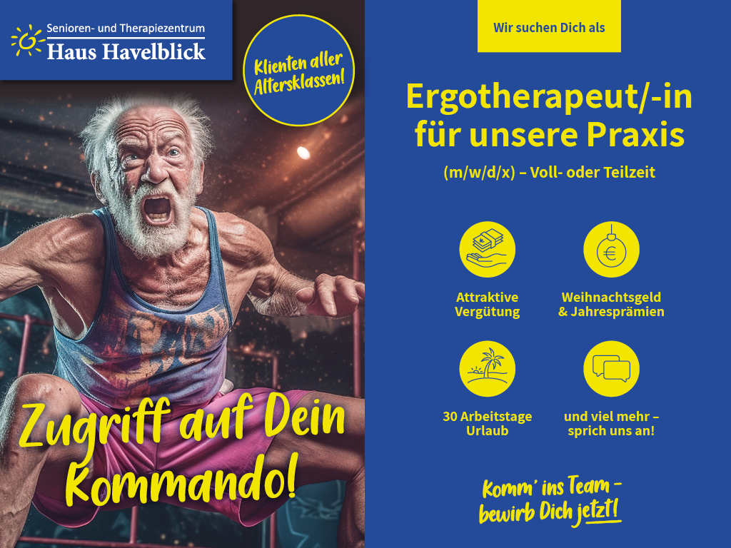 Stellenangebot Ergotherapie in Spandau 13587 Berlin bei Therapeutenonline