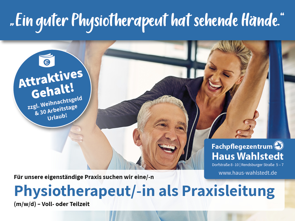 Stellenangebot Physiotherapie in Rendsburger Straße 5-7 bei Therapeutenonline