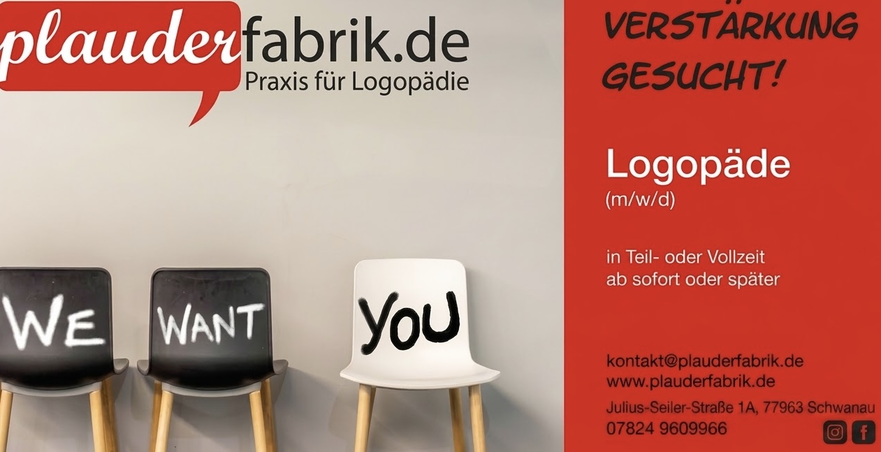 Stellenangebot Logopädie in Schwanau bei Therapeutenonline