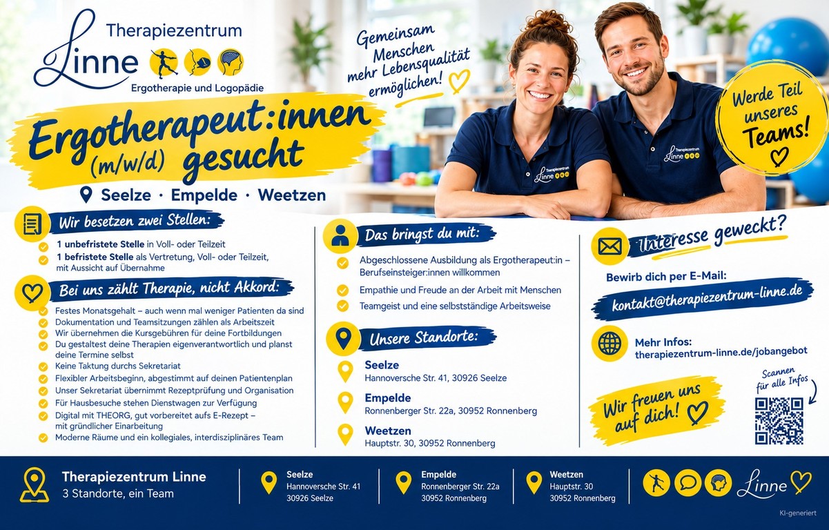 Stellenangebot Ergotherapie in Seelze bei Therapeutenonline