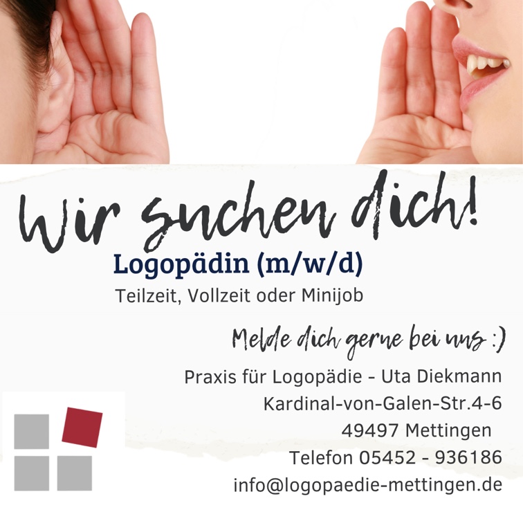 Stellenangebot Logopädie in Mettingen bei Therapeutenonline