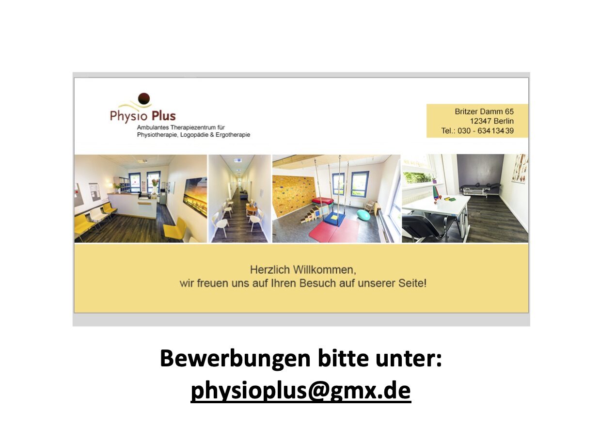 Stellenangebot Ergotherapie in Berlin bei Therapeutenonline