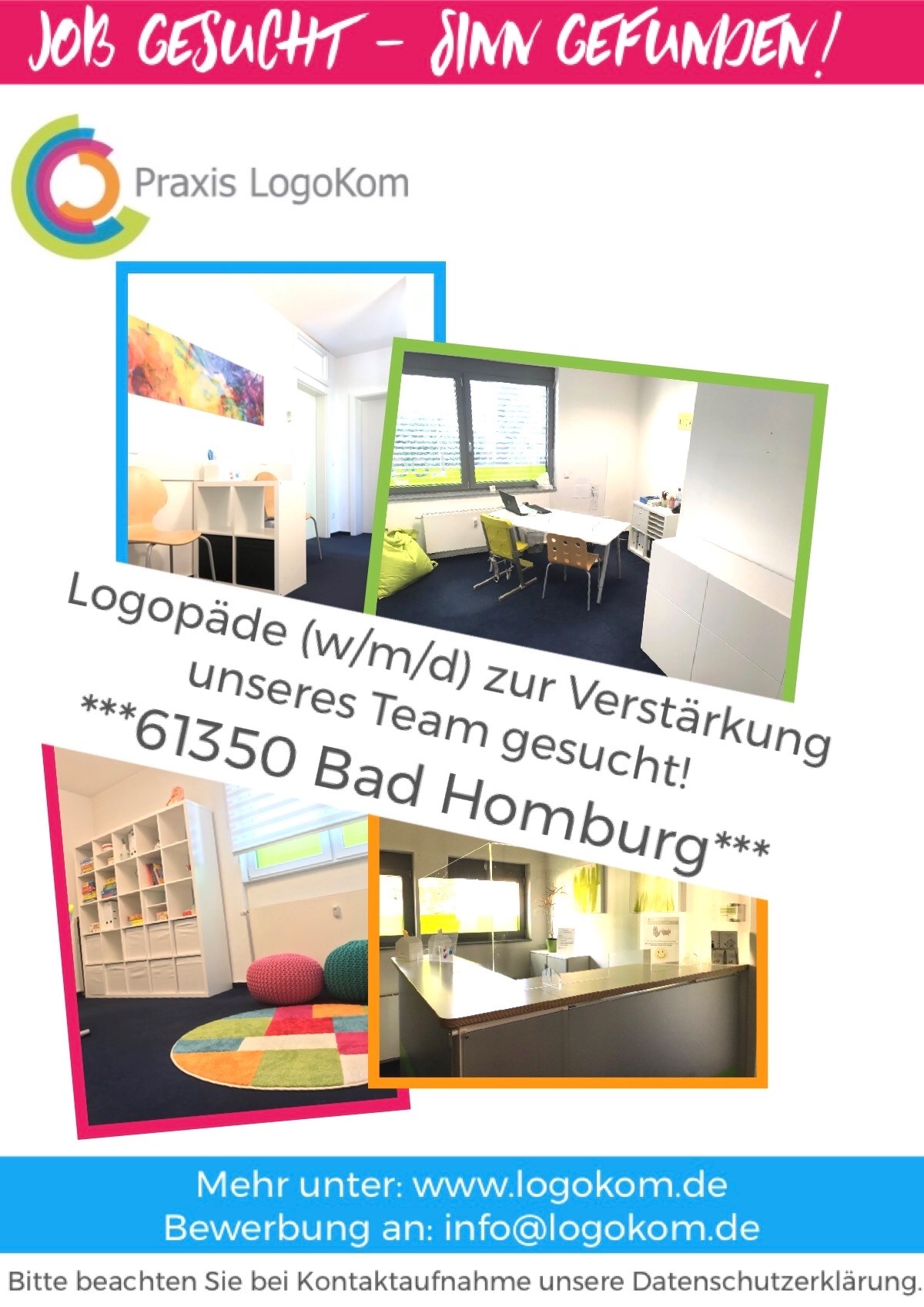 Stellenangebot Logopädie in Bad Homburg nahe Frankfurt am Main bei Therapeutenonline
