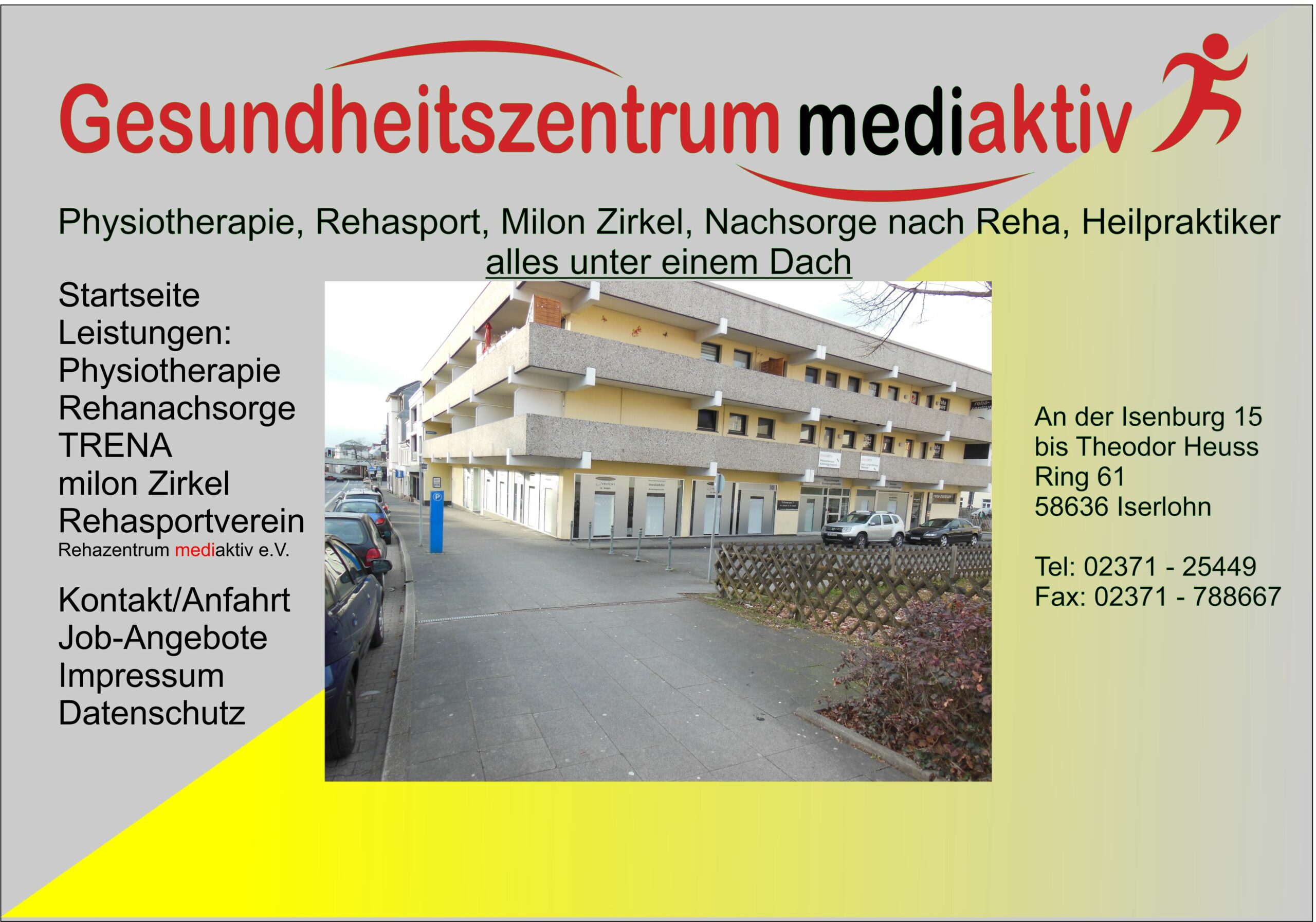 Stellenangebot Physiotherapie in Iserlohn bei Therapeutenonline