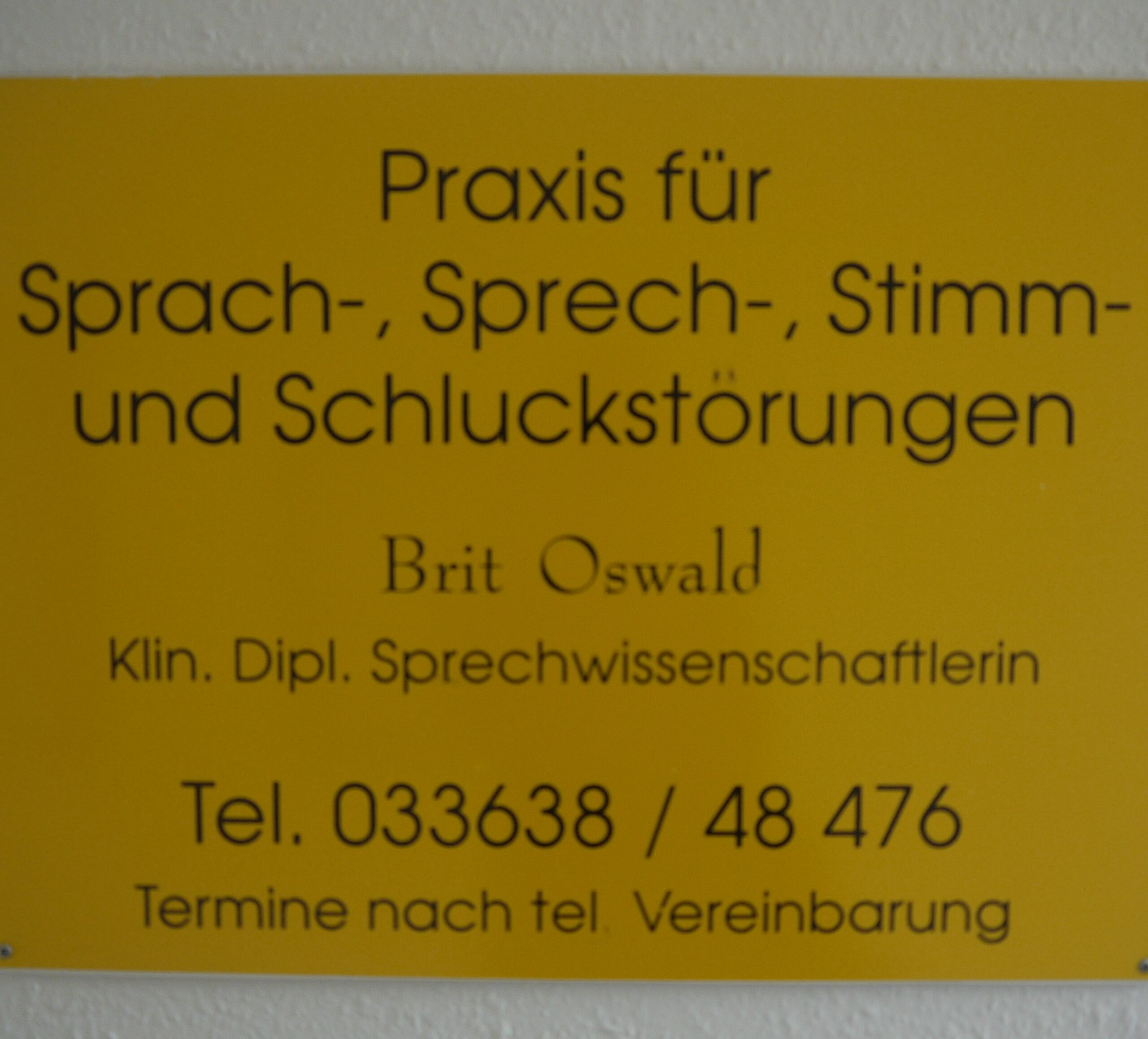Stellenangebot Logopädie in Rüdersdorf bei Berlin bei Therapeutenonline