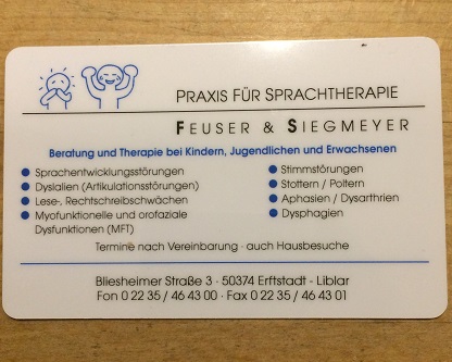 Stellenangebot Logopädie in Erftstadt bei Therapeutenonline