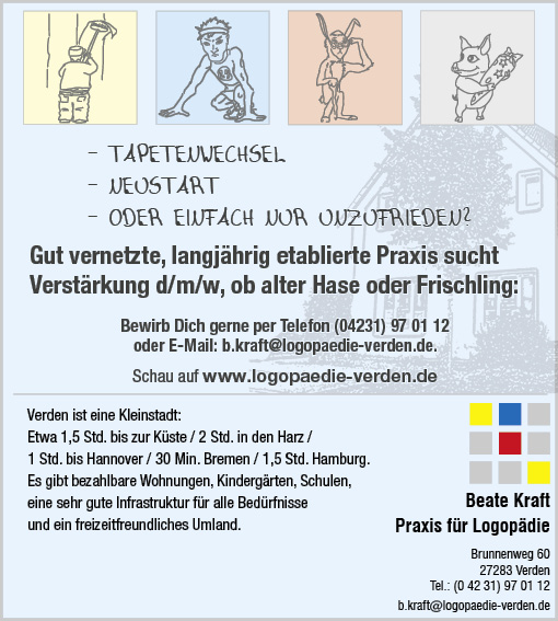 Stellenangebot Logopädie in Verden (Aller) bei Therapeutenonline