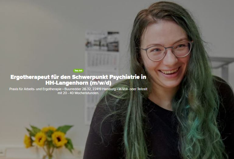Stellenangebot Ergotherapie in Buurredder 28 bei Therapeutenonline