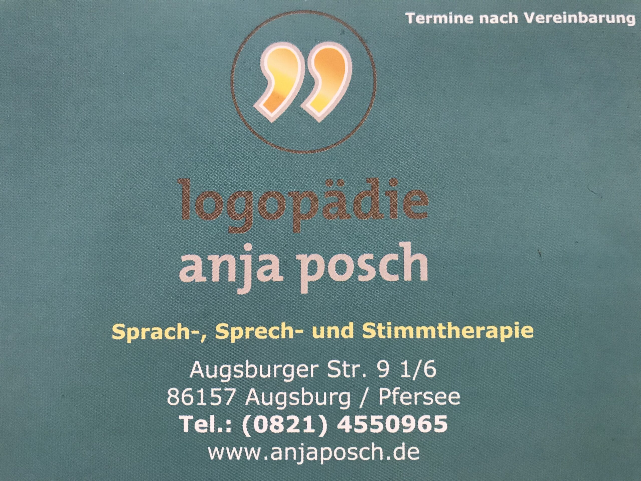 Stellenangebot Logopädie in Augsburg bei Therapeutenonline