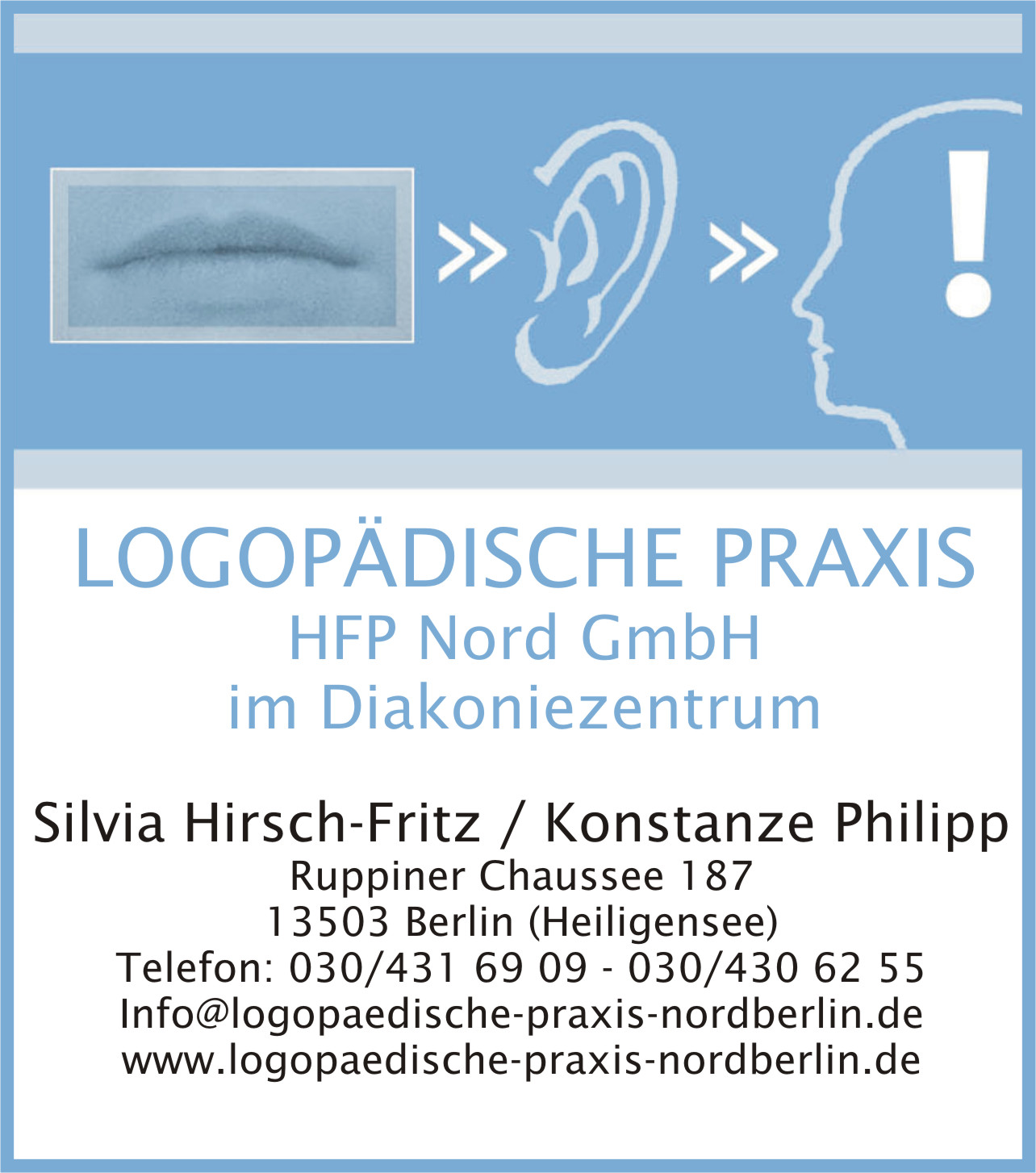 Stellenangebot Logopädie in Berlin (Heiligensee) bei Therapeutenonline