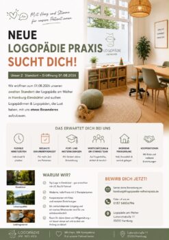 Stellenangebot Logopädie in Eimsbüttel bei Therapeutenonline