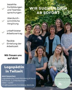 Stellenangebot Logopädie in Northeim bei Therapeutenonline